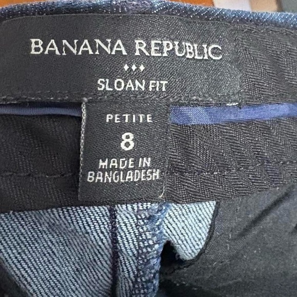 BUNDLE OF 3: Banana Republic Women’s Sloan Fit Cropped Pants Navy, Black, &Olive - Picture 4 of 8